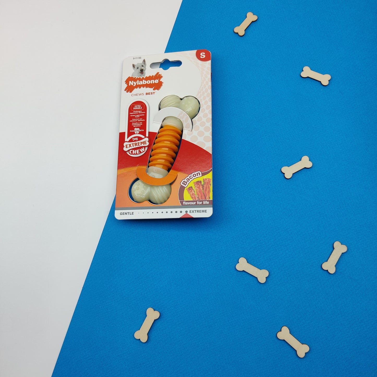 Nylabone - Dental Chew Bacon < 11 kg