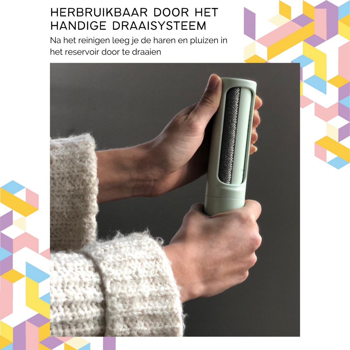 Haarverwijderborstel/kledingroller