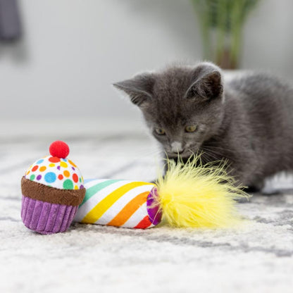 Kittybelles - Mewow Cupcake & Candle | Verjaardag speelgoed kat/kitten