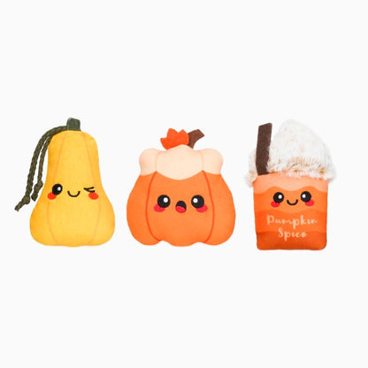 Hugsmart - Autumn Tailz - Pumpkin Play | Herfst knuffel piep speelgoed kleine hond/puppy