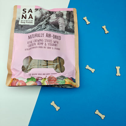 Sana Dog - Sticks | Natuurlijke hypoallergene graanvrije kauw snack tanden poetsen hond/puppy