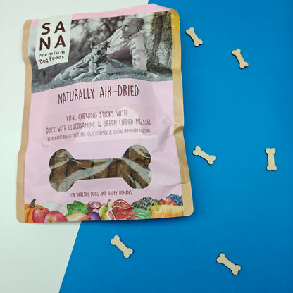 Sana Dog - Sticks | Natuurlijke hypoallergene graanvrije kauw snack tanden poetsen hond/puppy