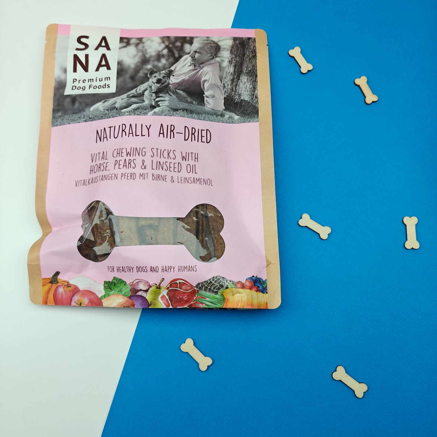 Sana Dog - Sticks | Natuurlijke hypoallergene graanvrije kauw snack tanden poetsen hond/puppy