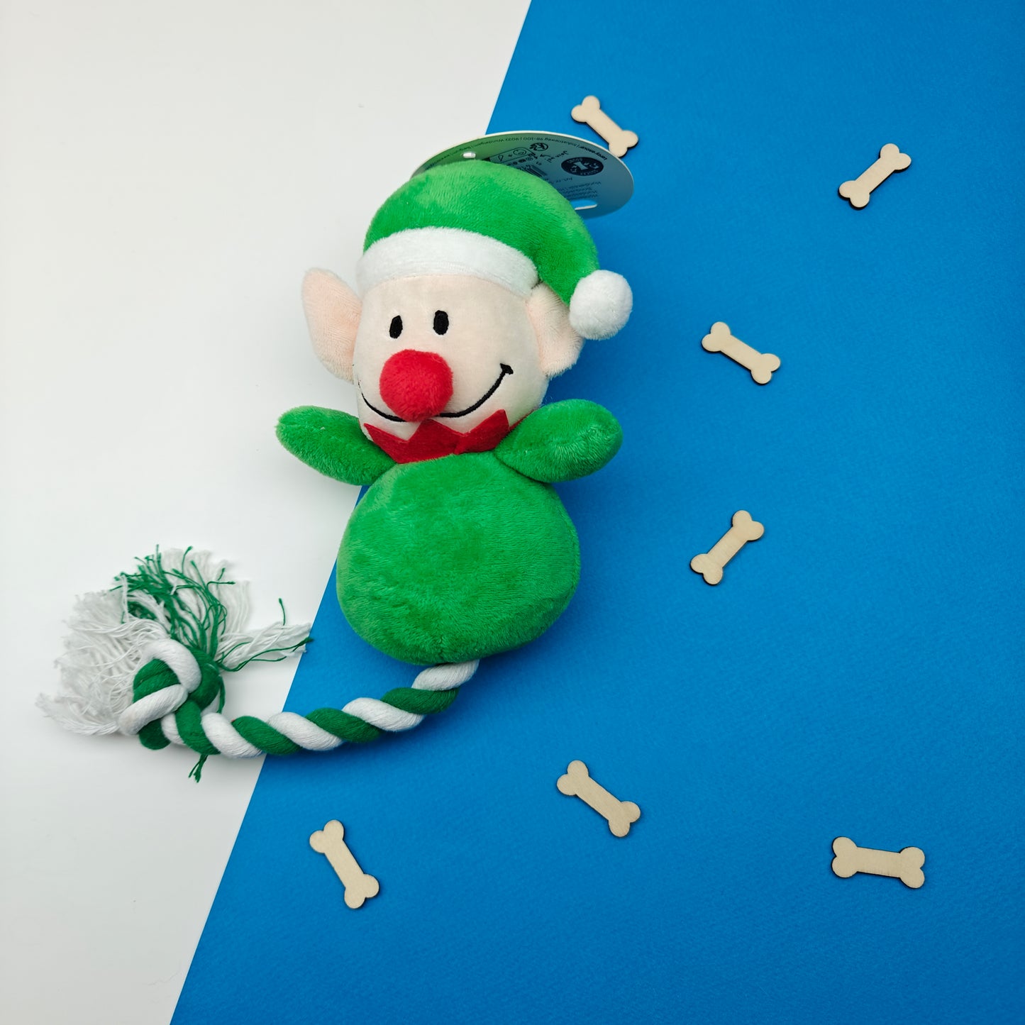 Xmas pluche knuffel met touw