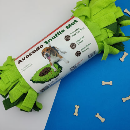 Injoya - Avocado snack mat | Slow feeder snuffelmat verrijking hond/puppy