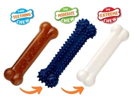 Nylabone - Puppy Starter Kit < 11 kg | Sterk kauw speelgoed tanden poetsen puppy