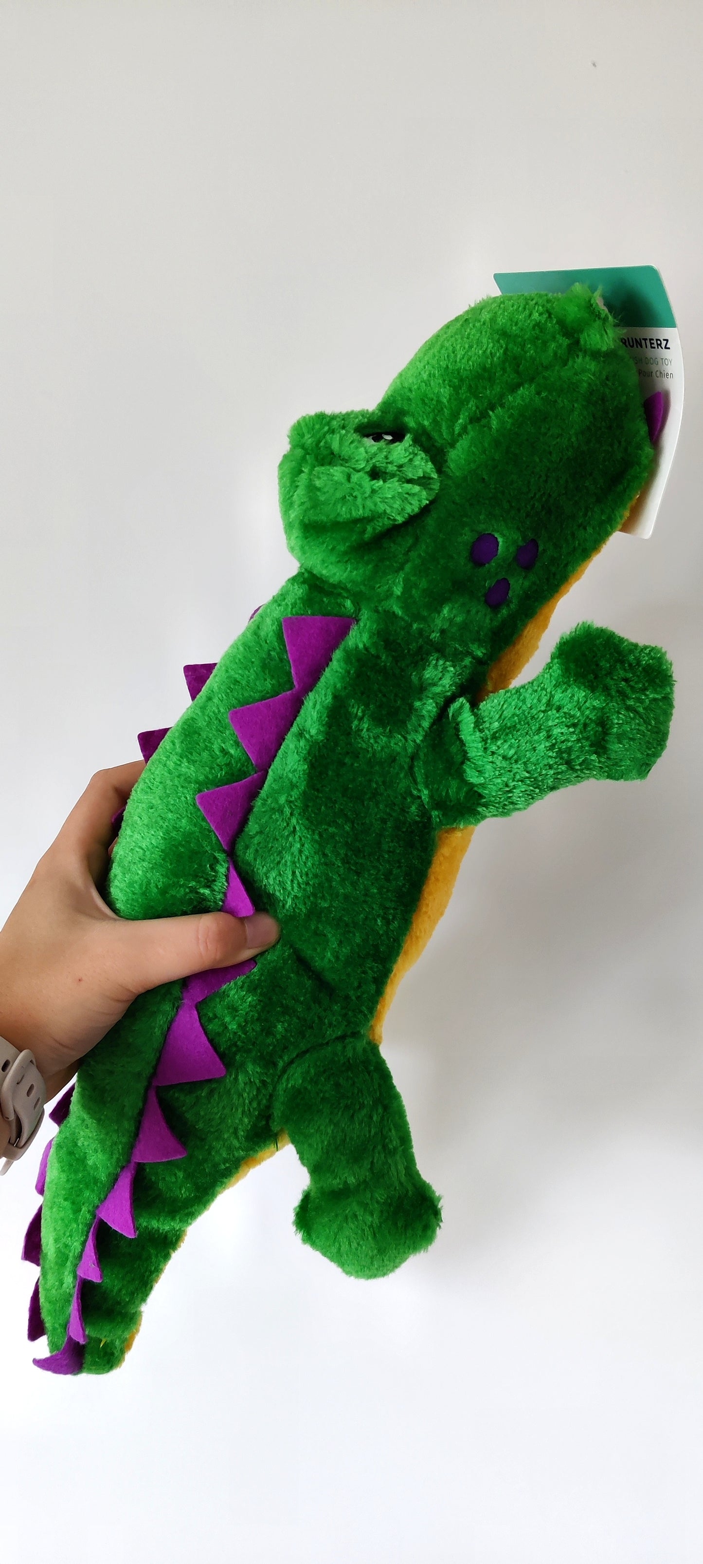 ZippyPaws - Alvin de Alligator | Knuffel piep speelgoed hond