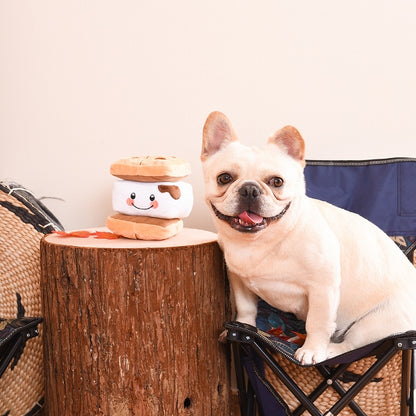 Hugsmart - S'more | Knuffel piep speelgoed hond/puppy verrijking