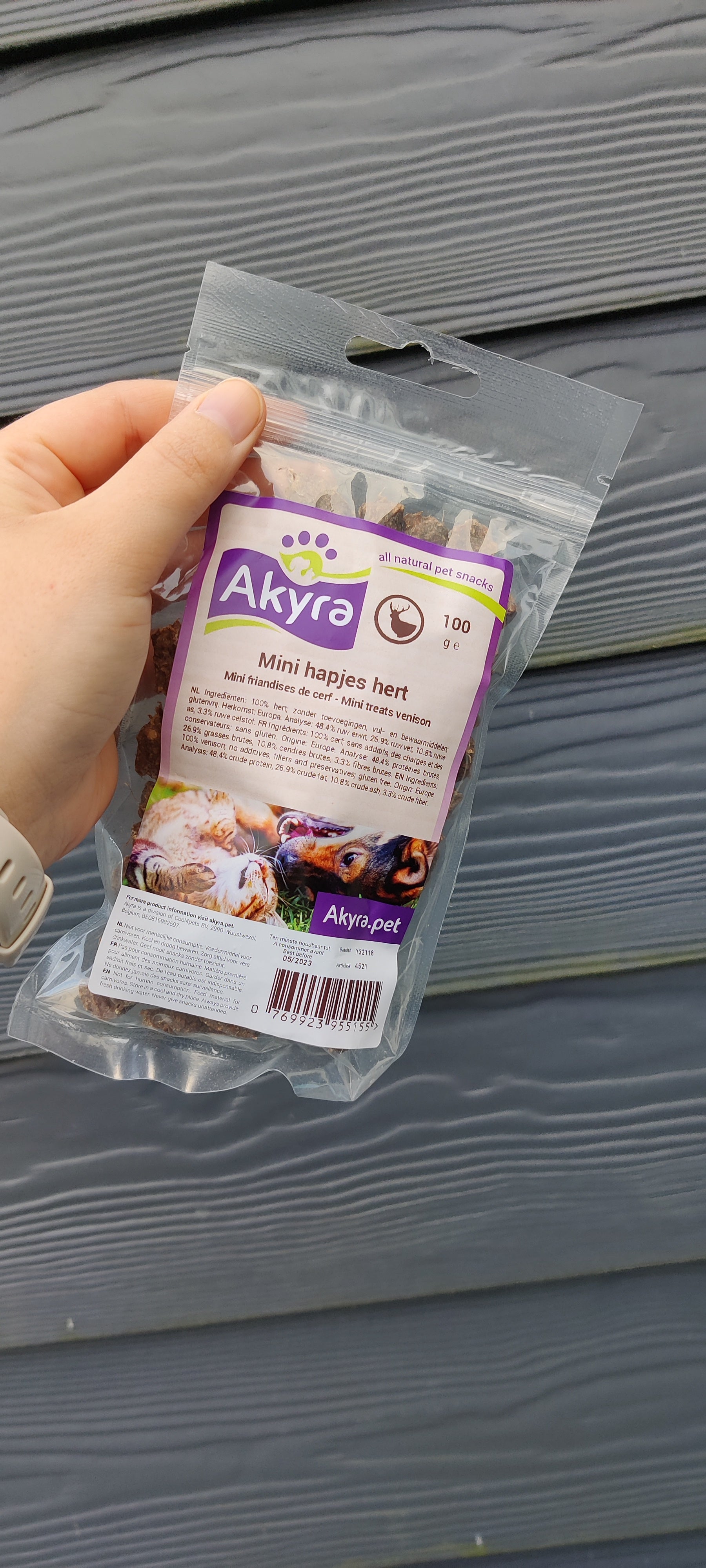 Akyra - Mini hapjes | Natuurlijke hypoallergene snack hond/kat