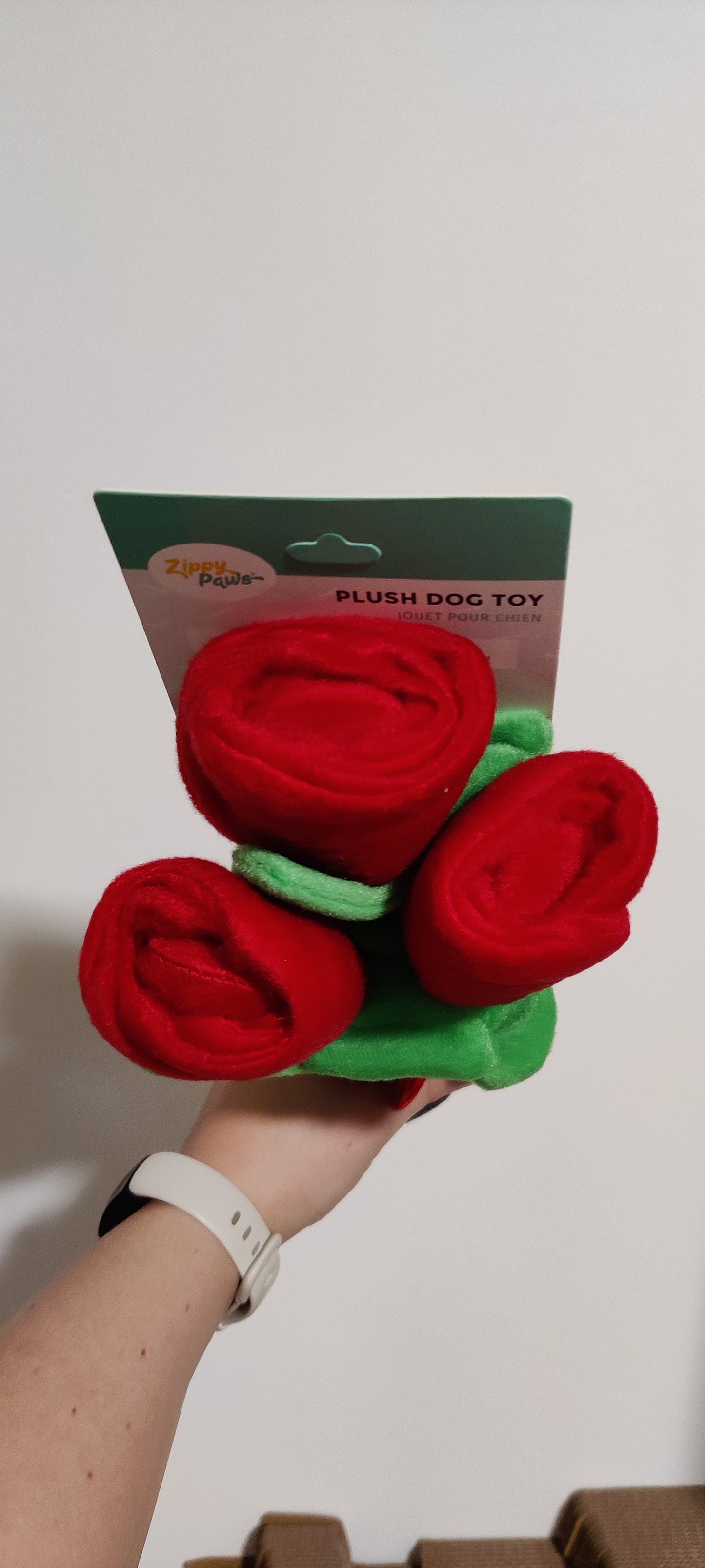 ZippyPaws - Bouquet of Roses | Valentijn knuffel piep speelgoed hond/puppy