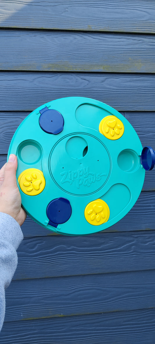 ZippyPaws - Smarty Paws Puzzel - Blue | Slow feeder verrijking hond/puppy