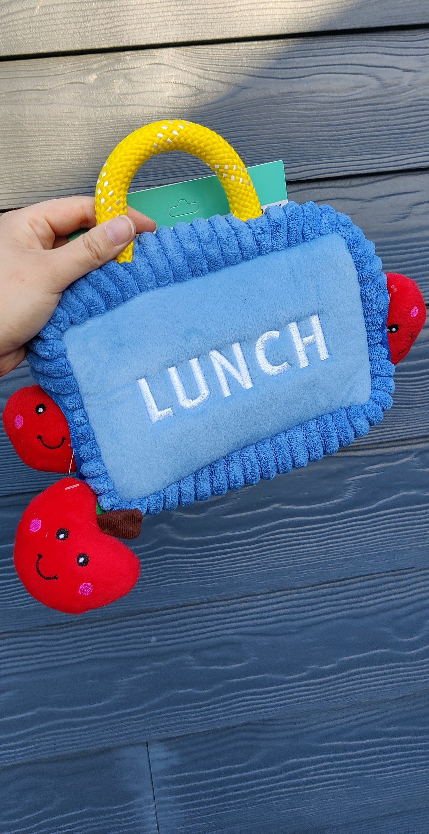 Zippy Burrow - Lunchbox with Apples | Knuffel piep speelgoed verrijking hond/puppy