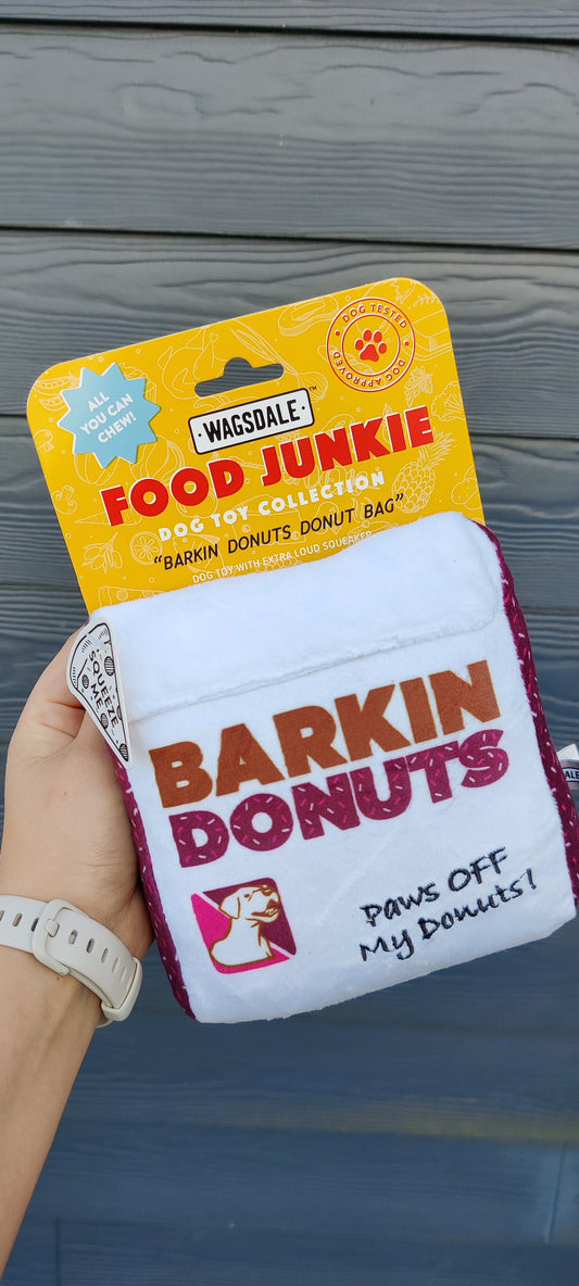 Barkin Donuts Bag | Knuffel piep speelgoed hond/puppy