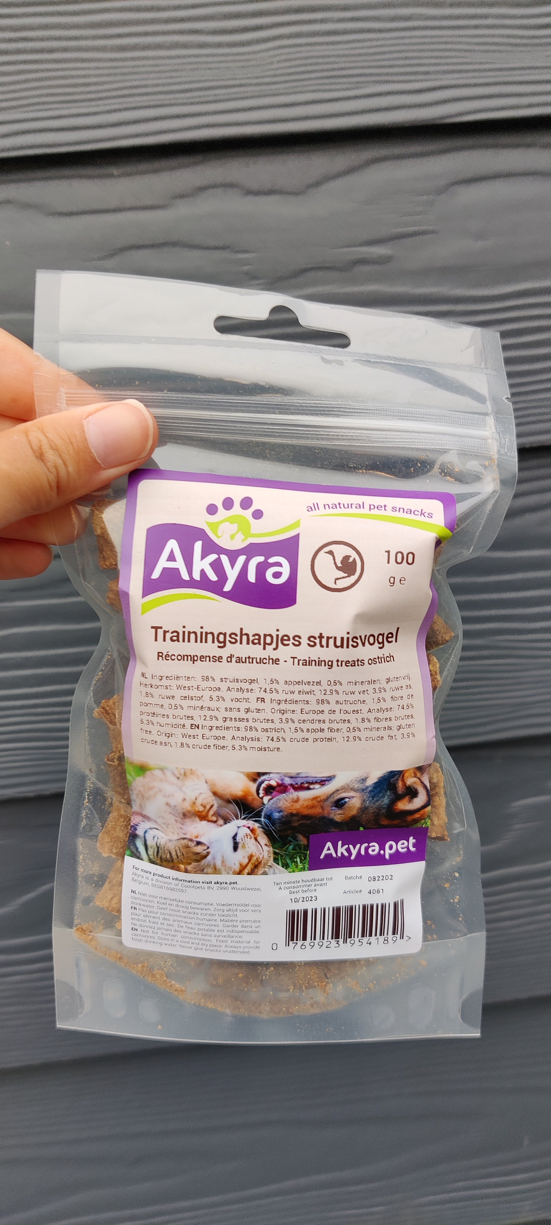 Akyra - Trainingshapjes | Natuurlijke hypoallergene snack hond/kat