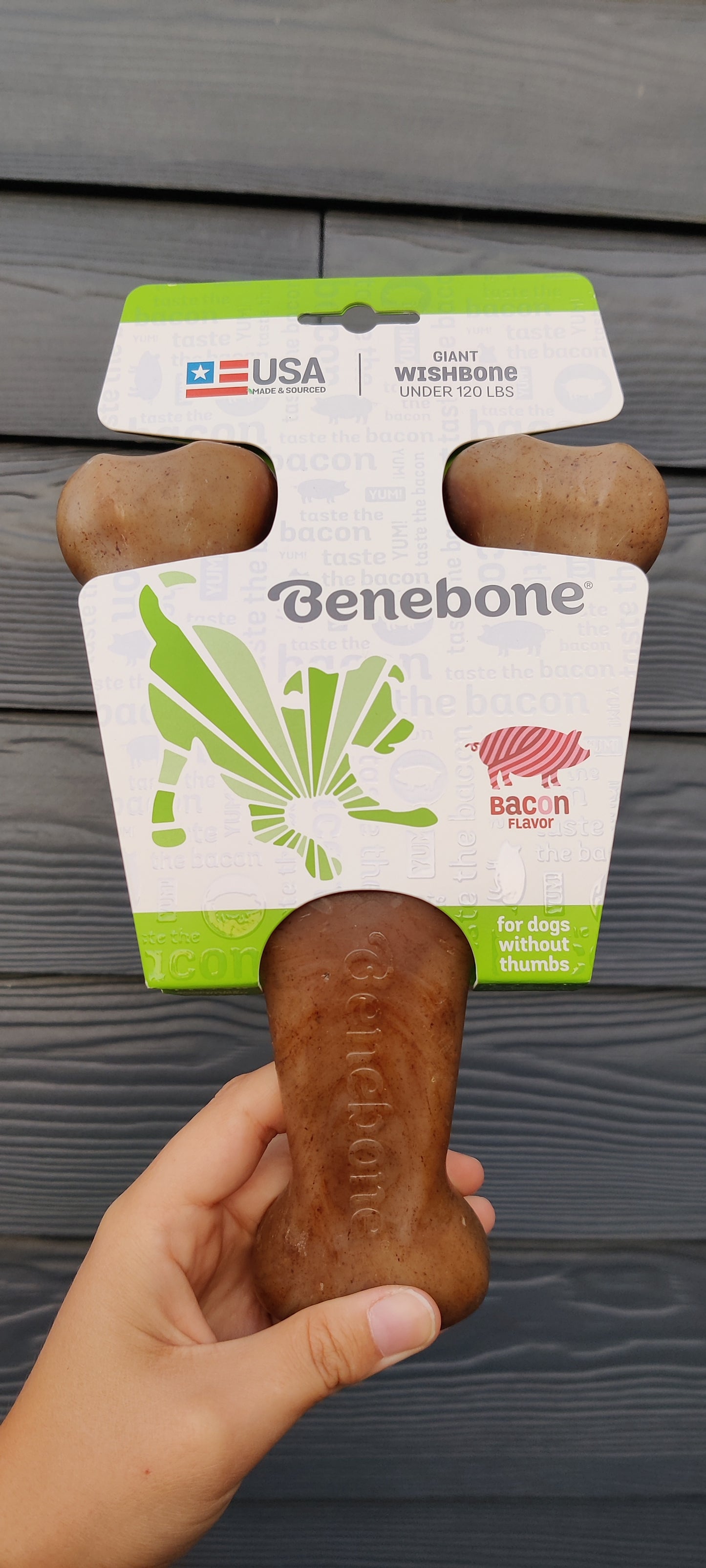 Benebone - Wishbone | Sterk kauw speelgoed tanden poetsen hond