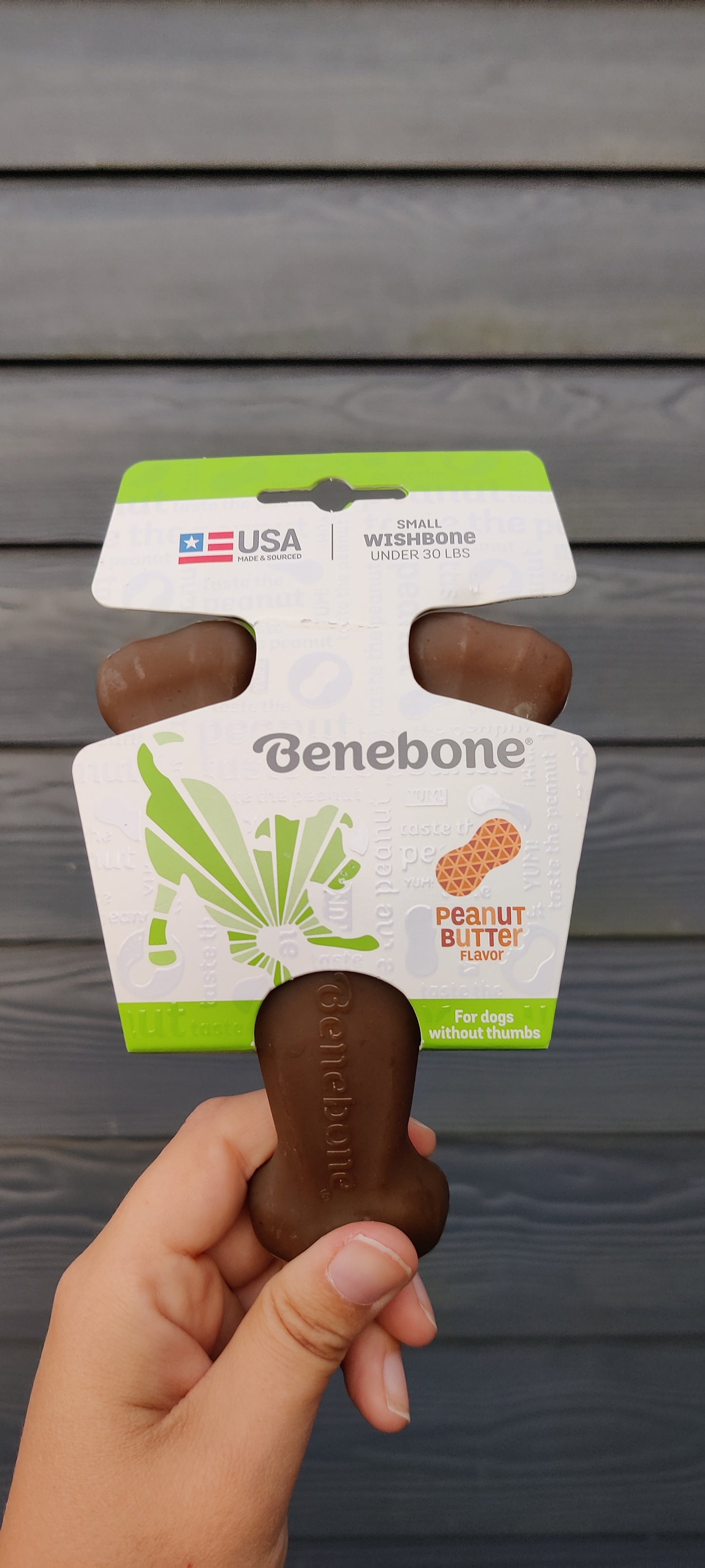 Benebone - Wishbone | Sterk kauw speelgoed tanden poetsen hond