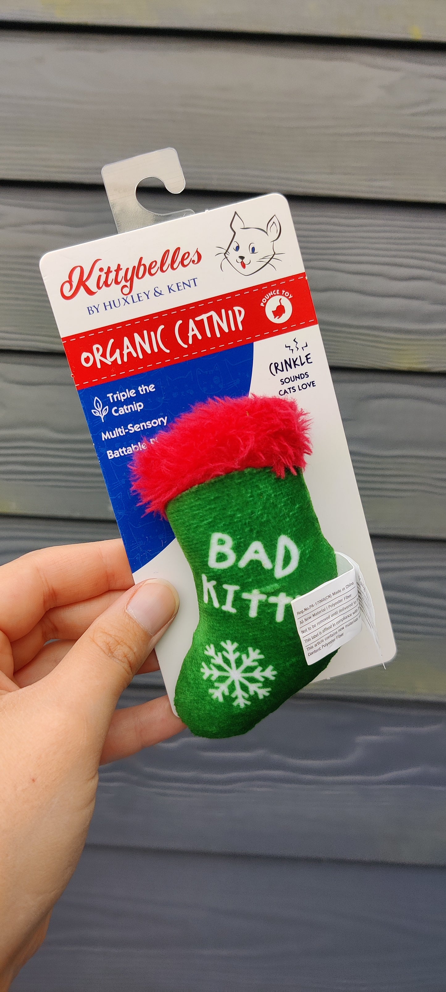 Kittybelles - Good/Bad Kitty Stocking