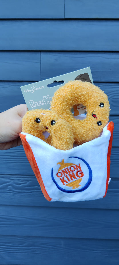 Hugsmart - Onion Rings | Knuffel piep speelgoed verrijking hond/puppy