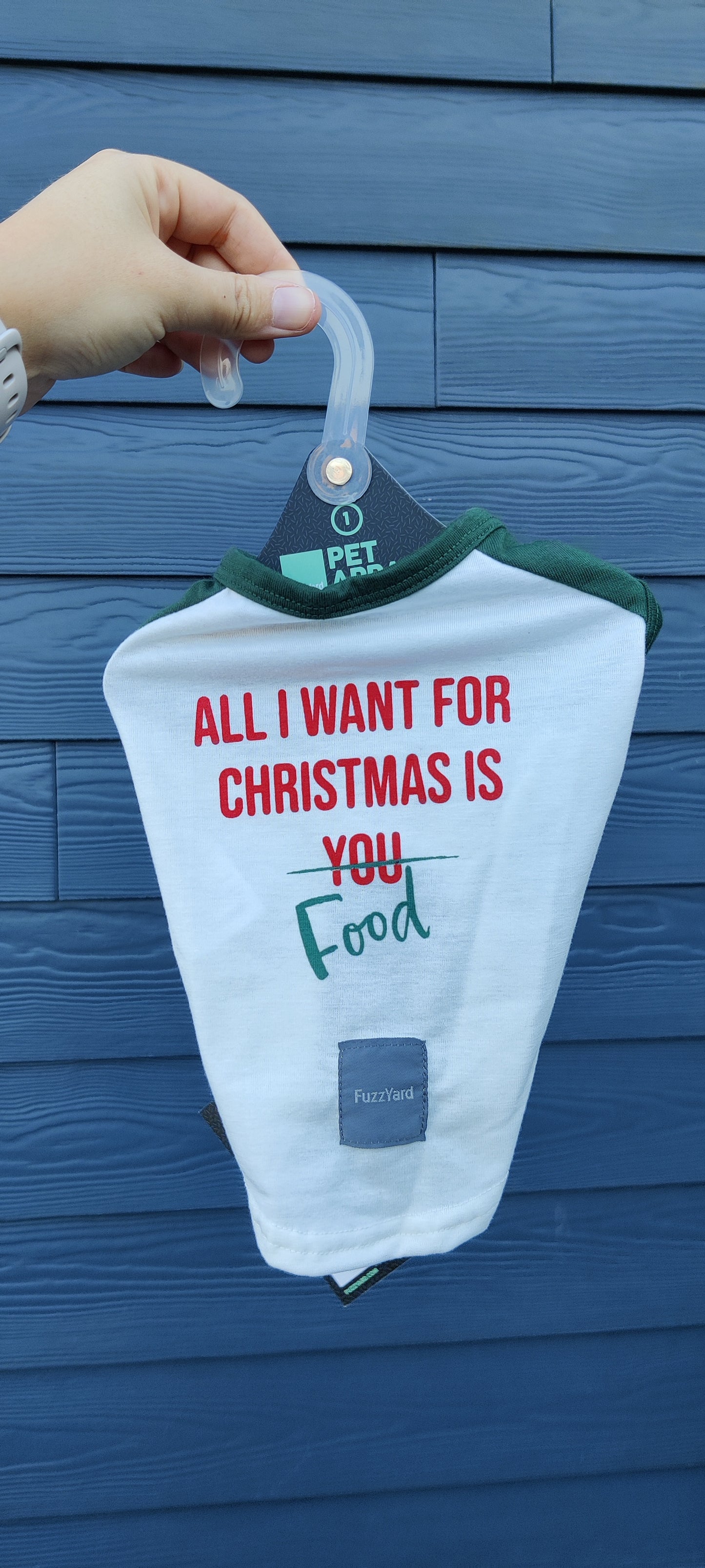 Fuzzyard - T-Shirt - All I Want For Christmas Is Food