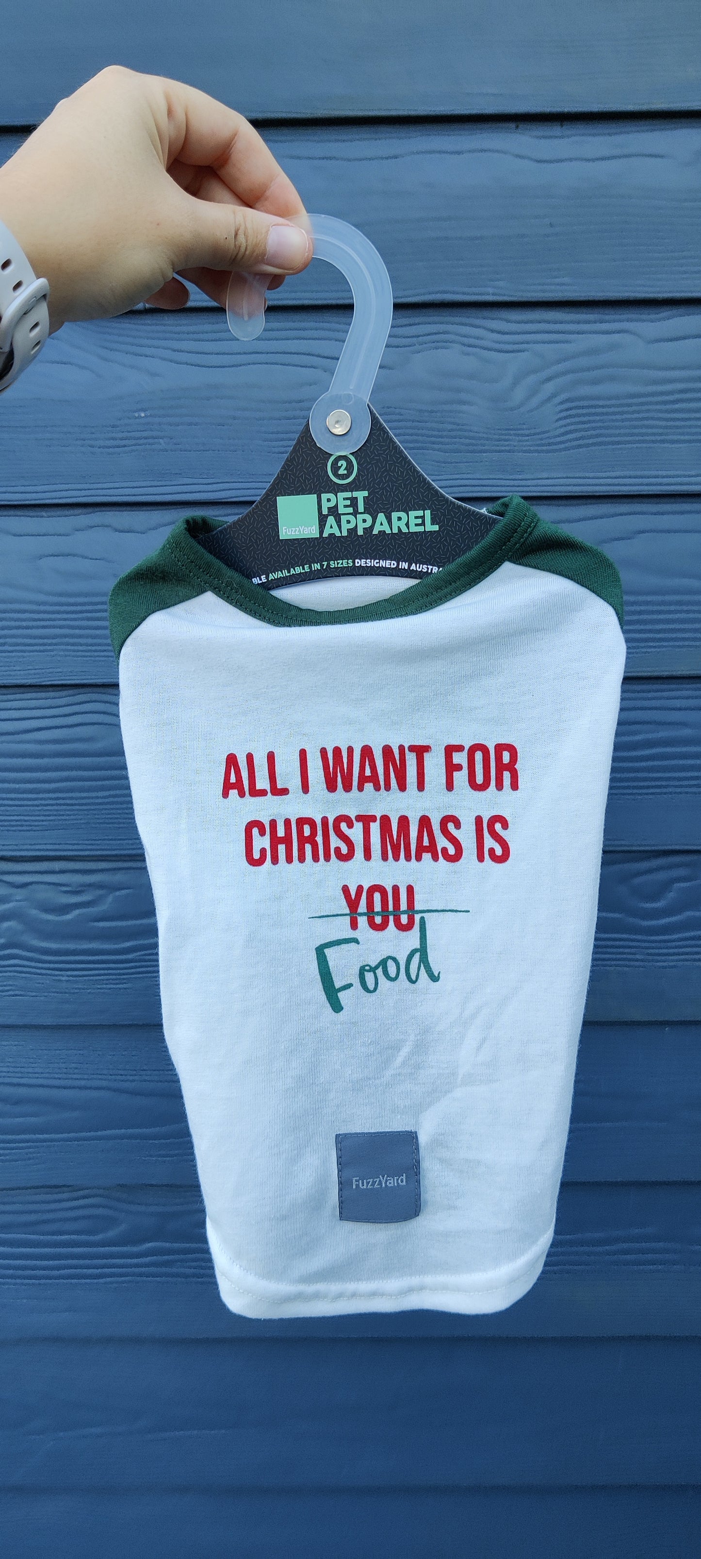 Fuzzyard - T-Shirt - All I Want For Christmas Is Food