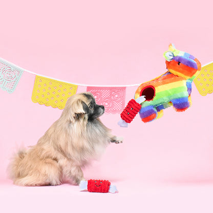 Zippy Burrow - Pinata | Knuffel piep speelgoed verrijking hond/puppy