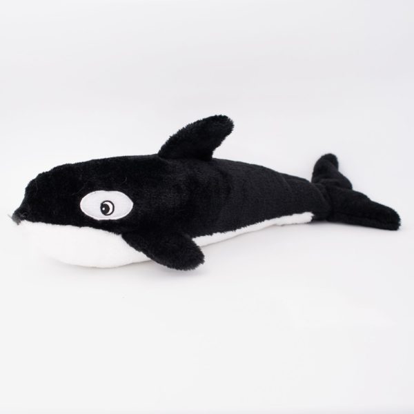 ZippyPaws - Killer Whale | Knuffel piep speelgoed hond