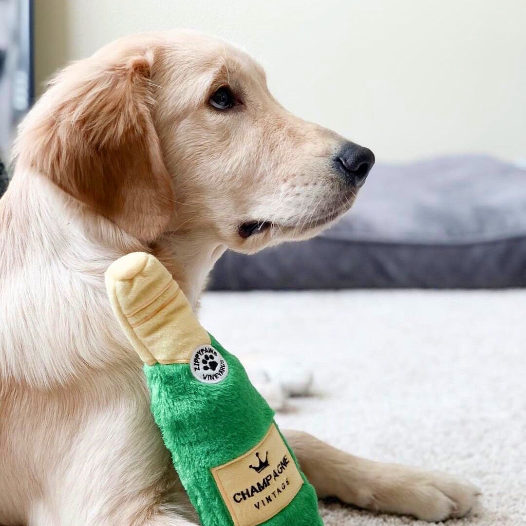 ZippyPaws - Champagne | Knuffel piep speelgoed hond/puppy