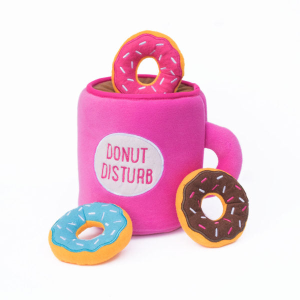 Zippy Burrow - Coffee and Donuts | Knuffel piep speelgoed verrijking hond/puppy